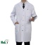 Мужской медицинский халат Medis Х-207 (белый, размер 48)