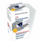 Тест-полоски для глюкометра Бионайм  (BIONIME) RIGHTEST GS 300  (25 шт)