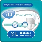 Подгузники-трусы для взрослых iD Pants L, 10шт.