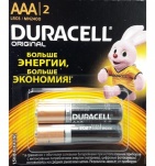 Батарейки Duracell ААА (2 штуки)