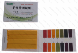 Лакмусовая бумага (pH тест) 80 полосок от 1 до 14 pH фото 2204