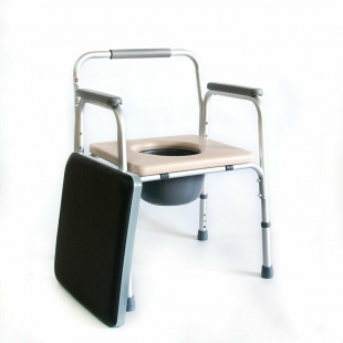 Кресло-туалет FS895L (Мега Оптим) с мягким сиденьем фото 1861