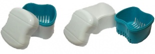  Бокс (контейнер) для хранения зубных протезов с сеточкой фото 4349