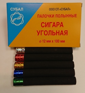 Сигара угольная ø12 мм х 100 мм (5 шт.) фото 2129