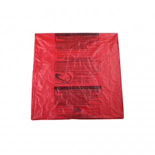 Пакет для медицинских отходов (красный) класс В  700*800 (60 л) фото 5336