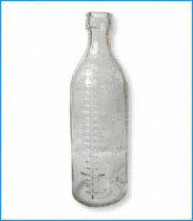 Бутылочка детская молочная стекло, 200 мл фото 1378