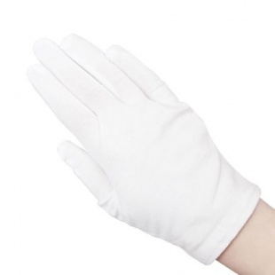 Хлопковые перчатки BEAJOY (размер L, цвет белый) фото 2643