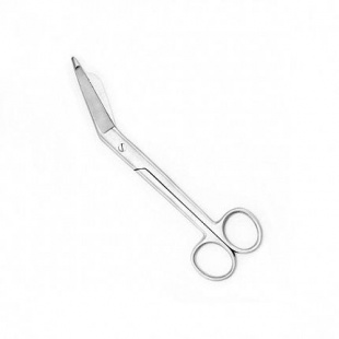 Ножницы для разрезания повязок с пуговкой фото 1408