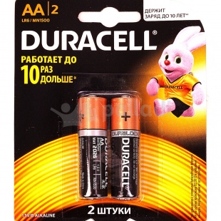 Батарейки Duracell АА (2 штуки) фото 3956