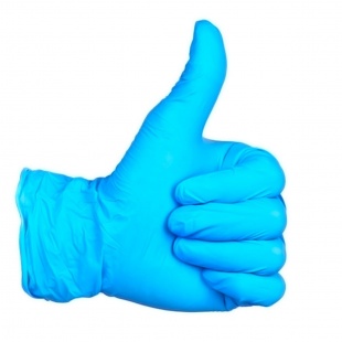  Перчатки нитриловые, голубые, Armilla фото 2989