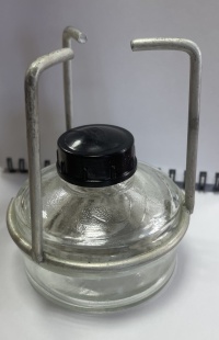 Спиртовка 100 мл с металлической оправой фото 6015