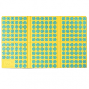 Акупунктурный аппликатор (коврик 6-ти секционный) желтый Fosta F 0120  фото 2821